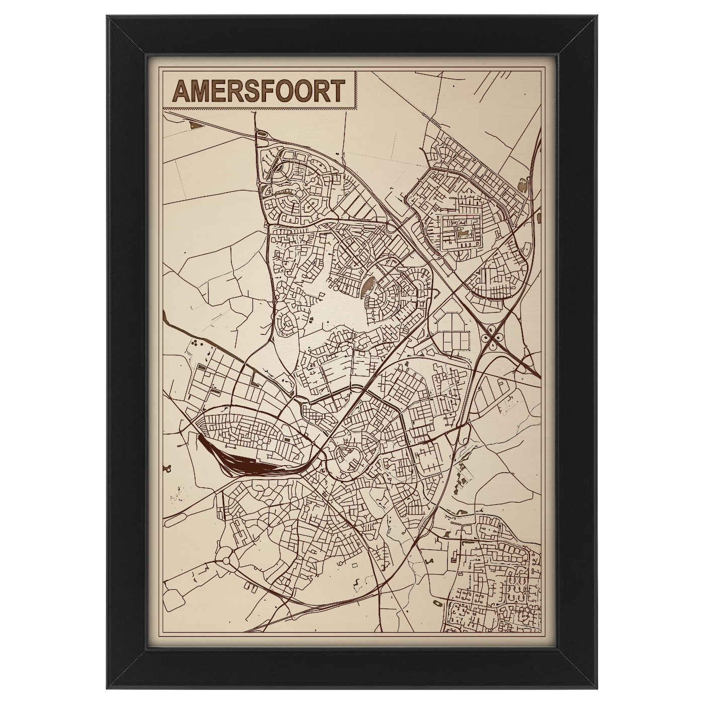 Kaart van Amersfoort foto 0