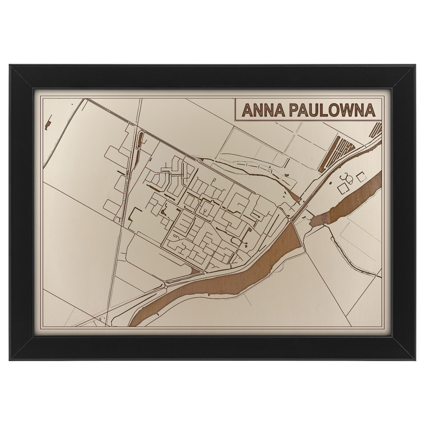 Kaart van Anna Paulowna foto 0