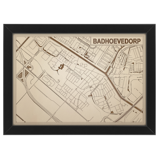 Kaart van Badhoevedorp foto 0 knop