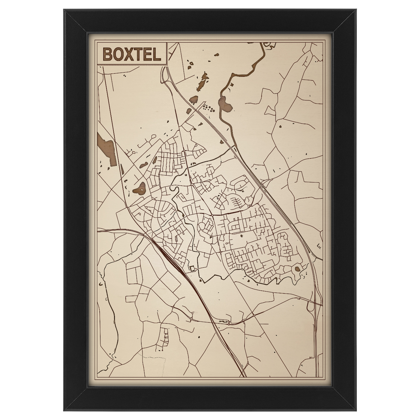 Kaart van Boxtel foto 0