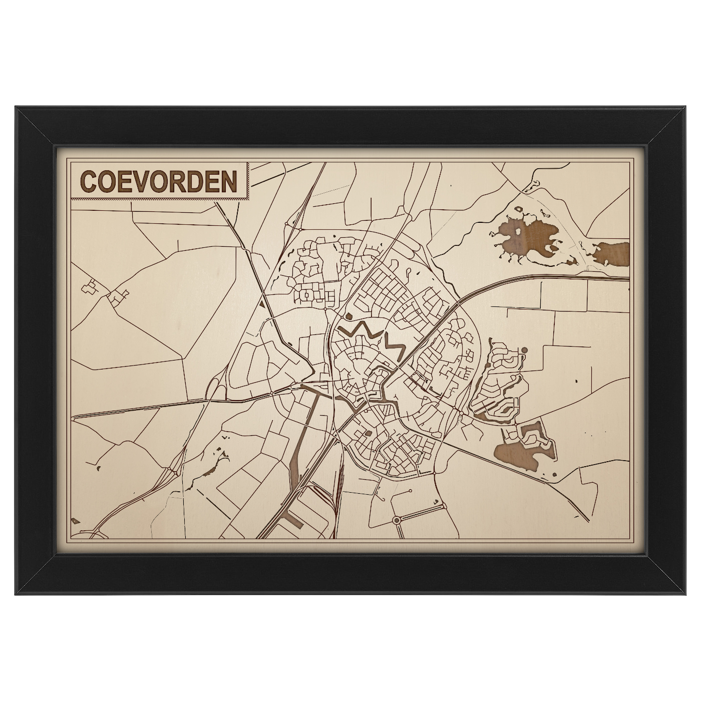 Kaart van Coevorden foto 0