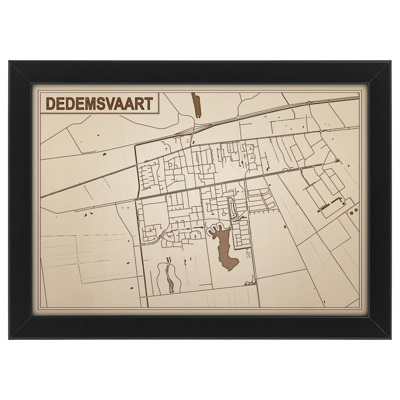 Kaart van Dedemsvaart foto 0