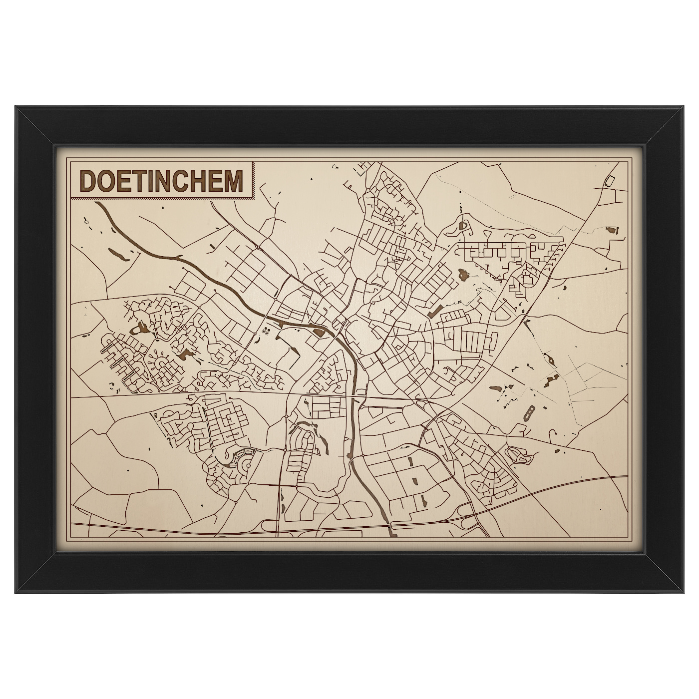 Kaart van Doetinchem foto 0