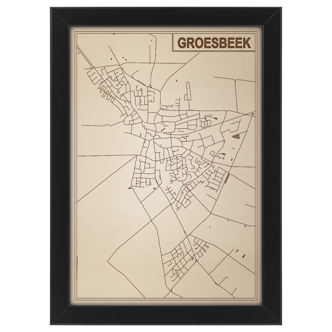Kaart van Groesbeek foto 0