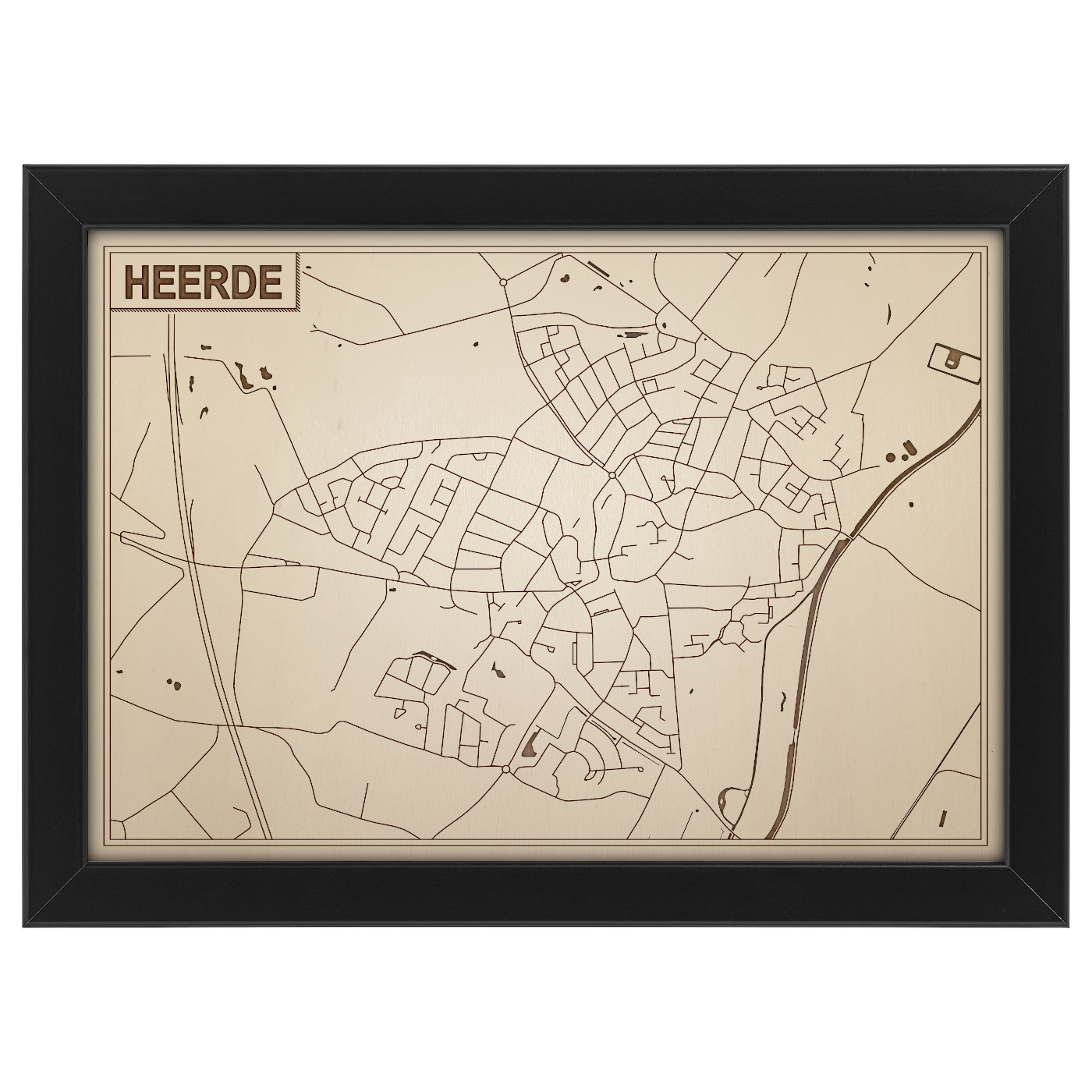 Kaart van Heerde foto 0