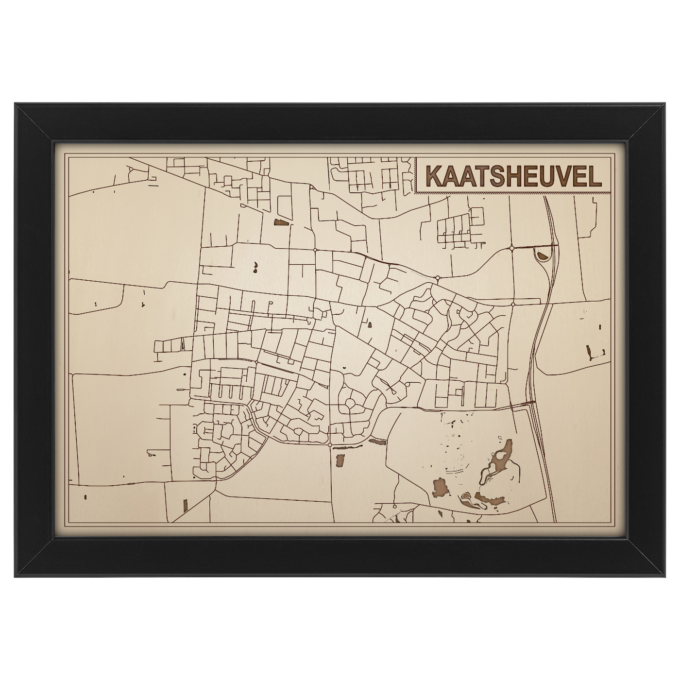 Kaart van Kaatsheuvel foto 0