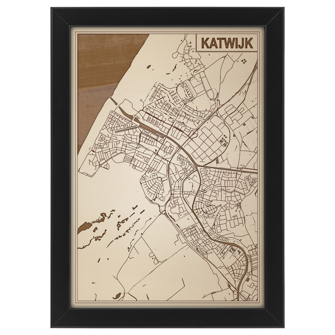 Kaart van Katwijk foto 0