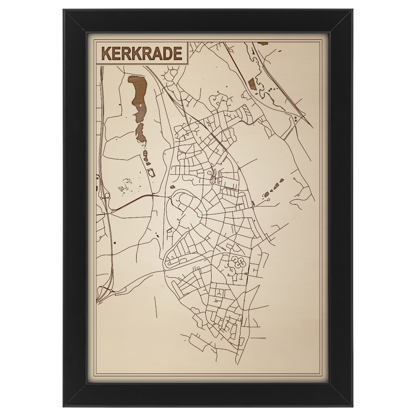 Kaart van Kerkrade foto 0