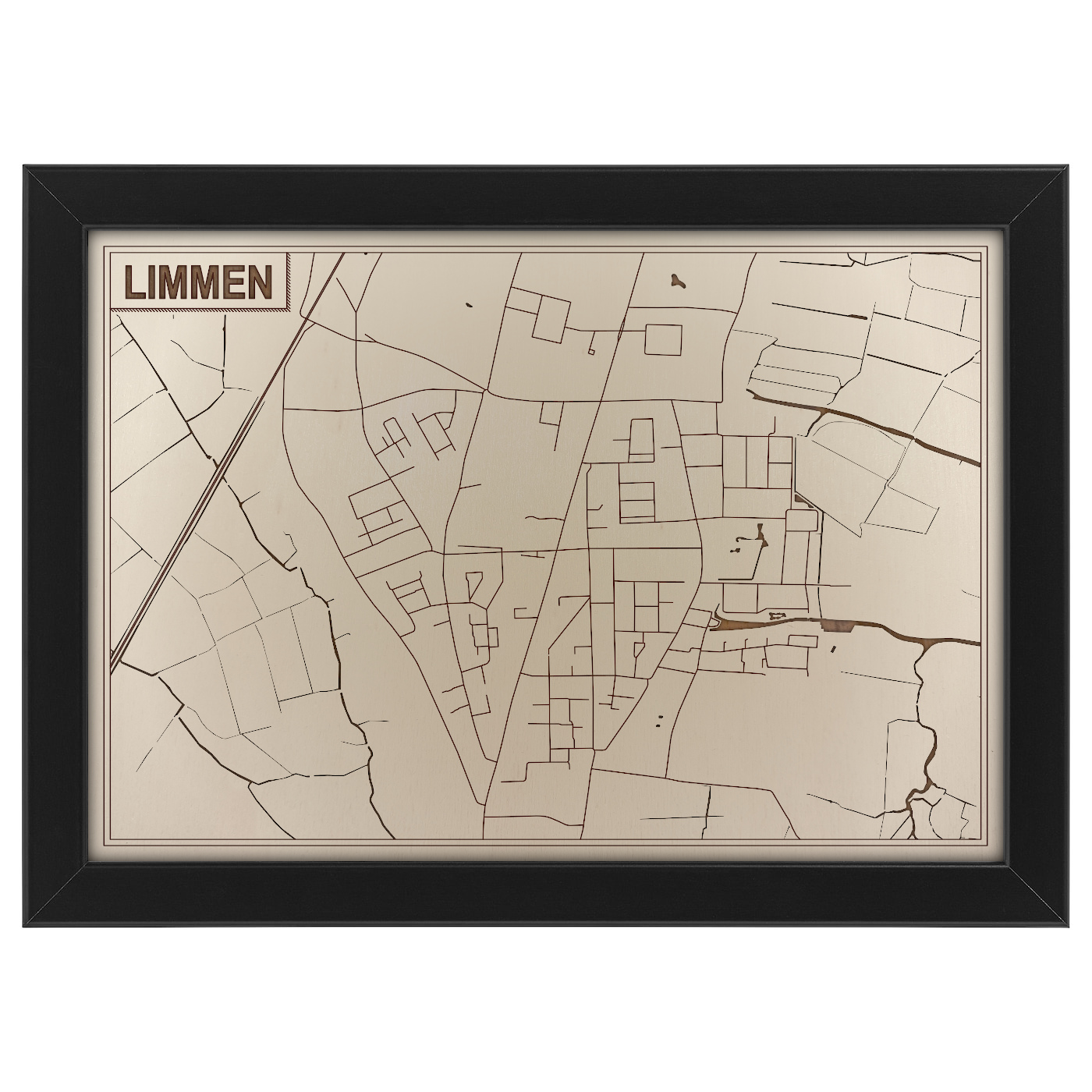 Kaart van Limmen foto 0