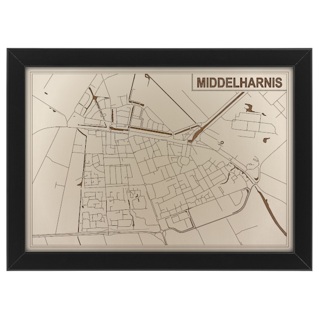 Kaart van Middelharnis foto 0 knop