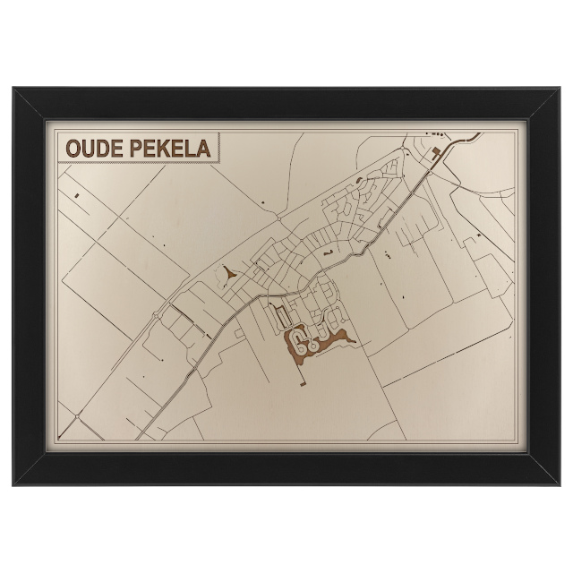 Kaart van Oude Pekela foto 0 knop