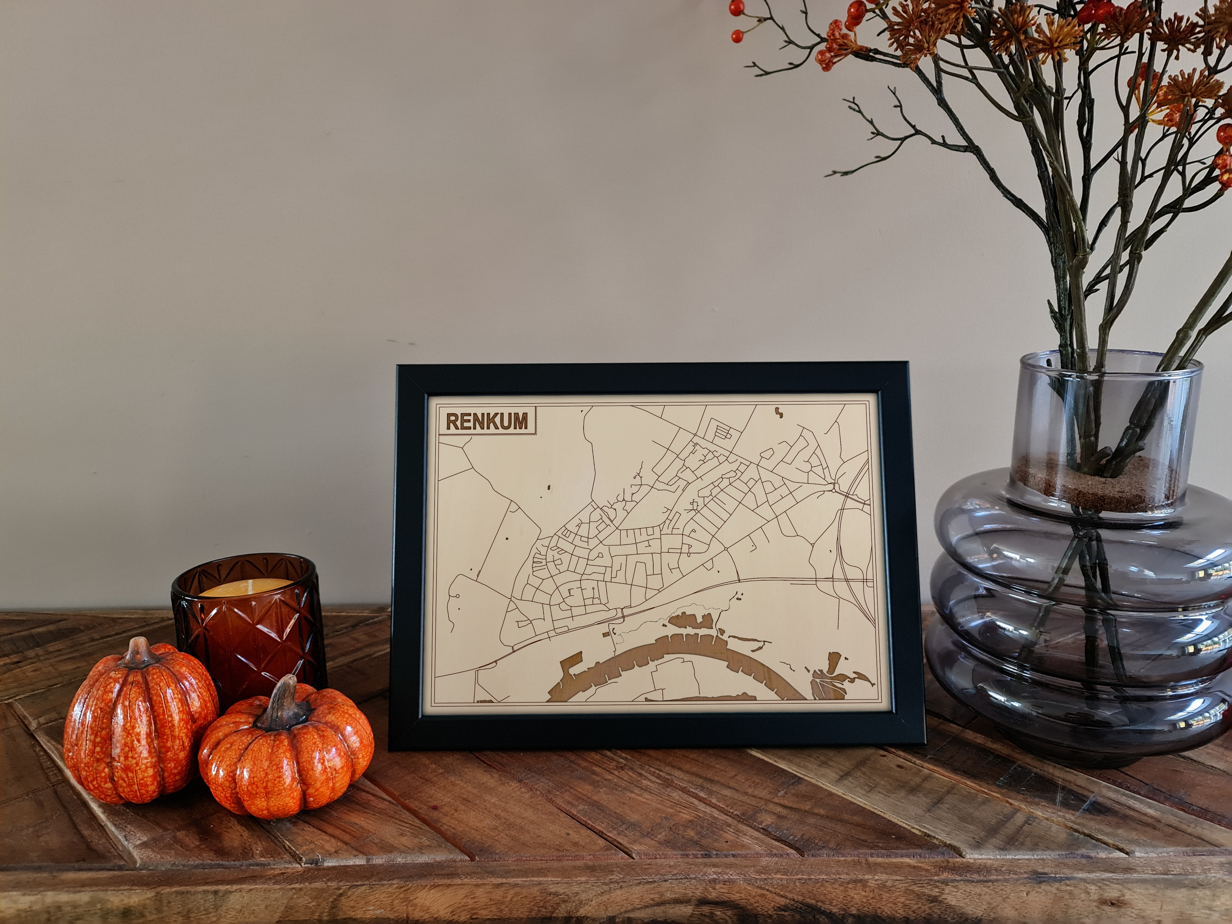 Kaart van Renkum foto 1