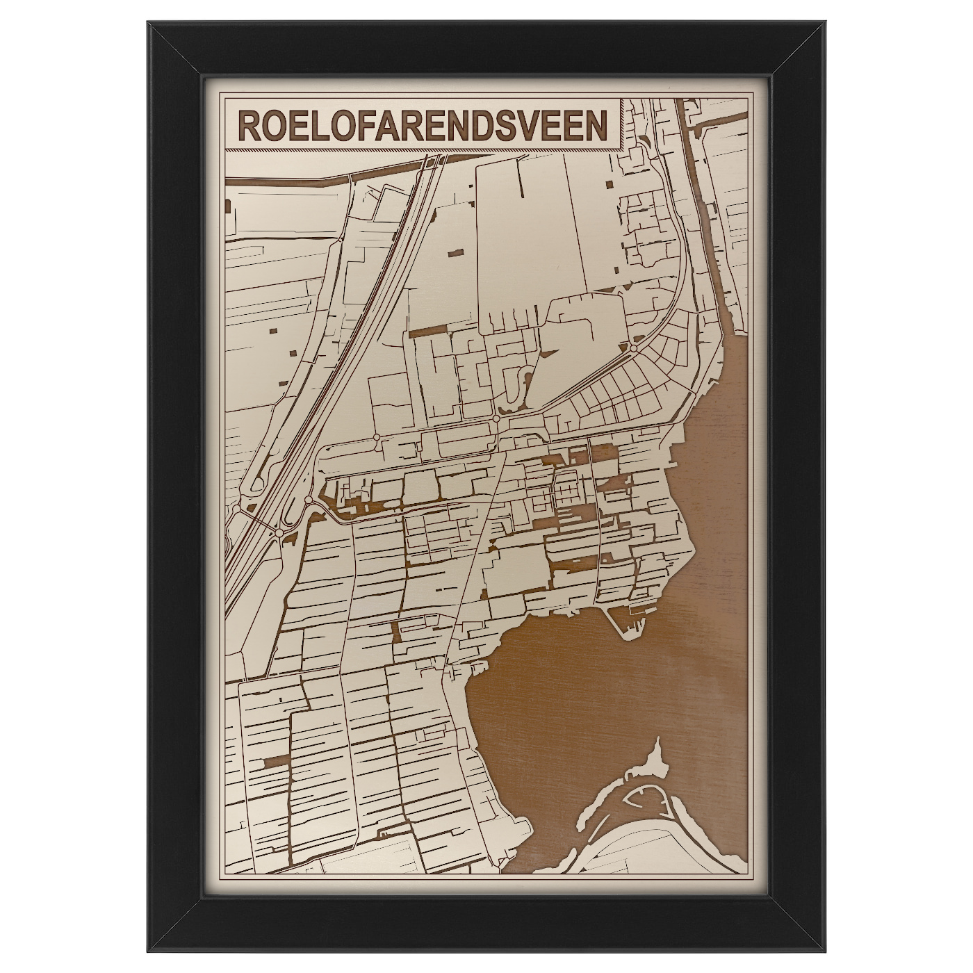 Kaart van Roelofarendsveen foto 0