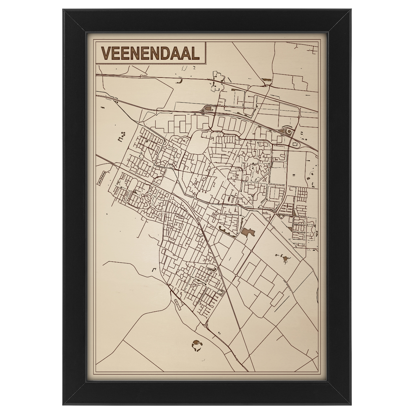 Kaart van Veenendaal foto 0